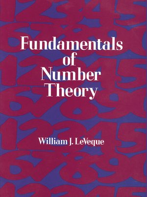 cover image of Fundamentals of Number Theory